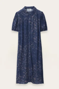 Ba&Sh NORMA robe chemise midi BLEU Discount