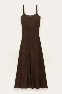 Ba&Sh NOTO ROBE MARRON Outlet