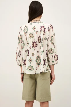 Ba&Sh ODELIE chemise imprimée ECRU Best