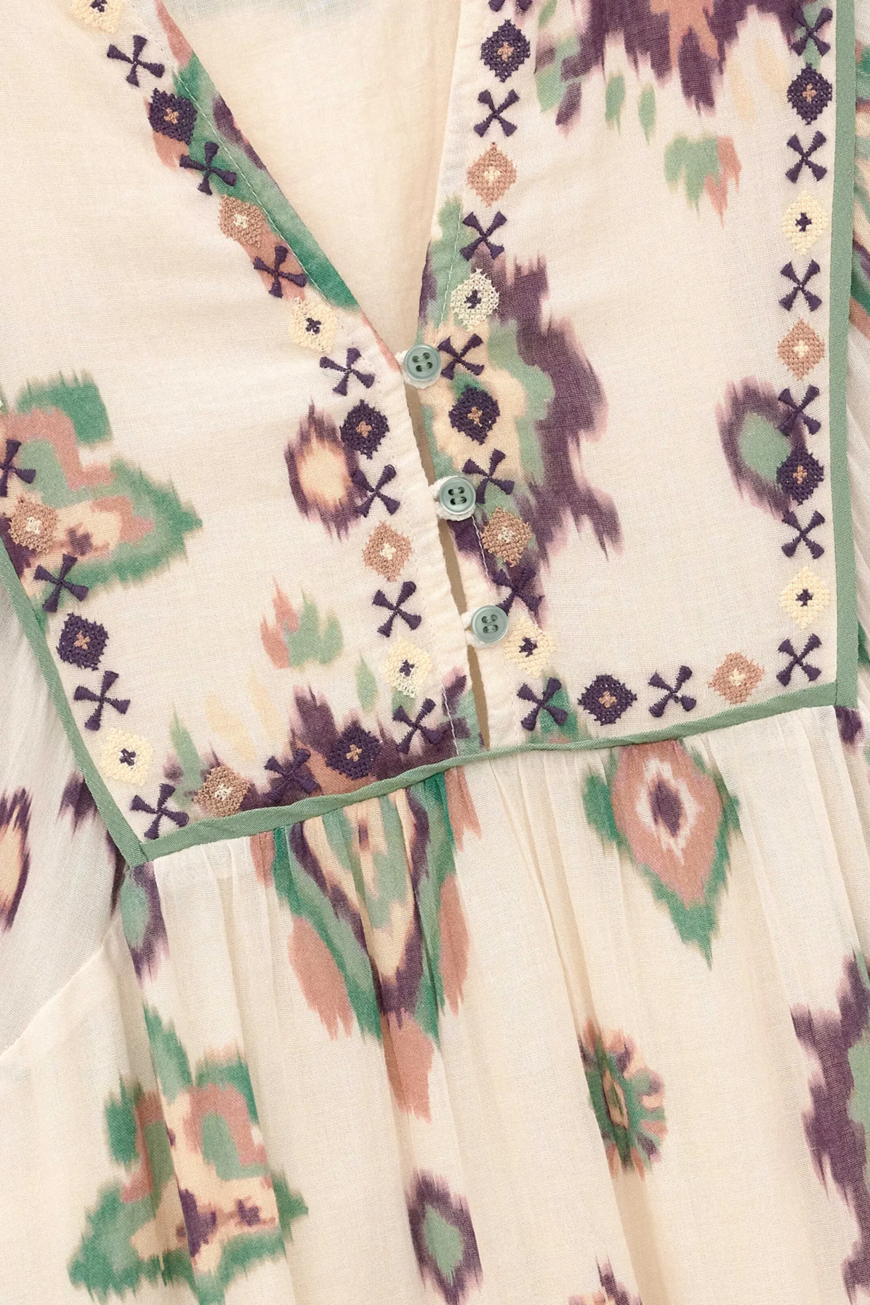 Ba&Sh OELIA robe midi ECRU Clearance