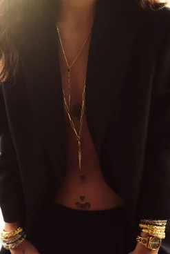 Ba&Sh OJAS collier avec pendentif DORE Clearance