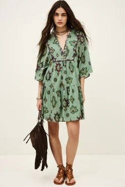 Ba&Sh OLALIE robe courte VERT Online