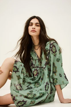 Ba&Sh OLALIE robe courte VERT Online