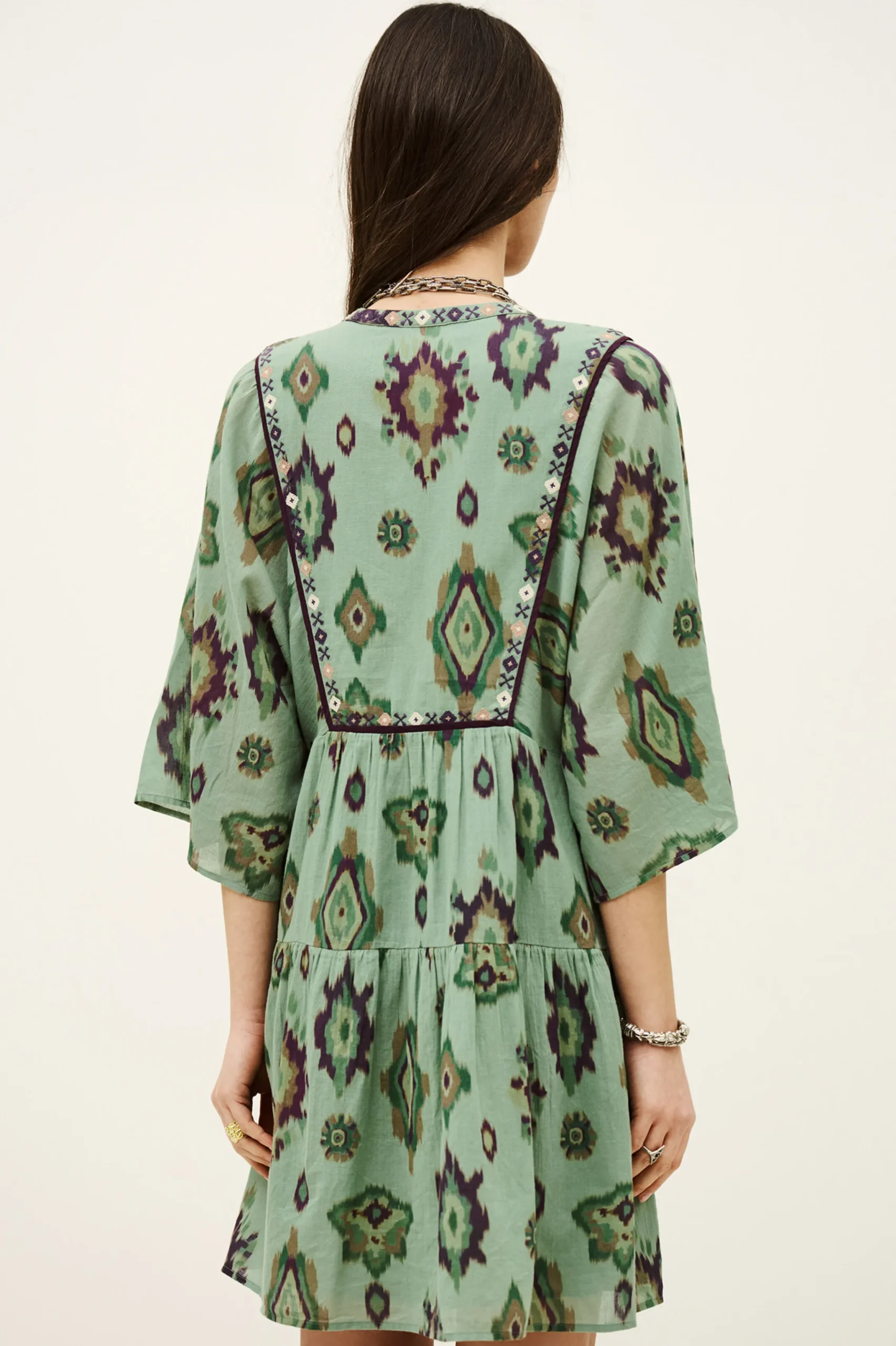 Ba&Sh OLALIE robe courte VERT Online
