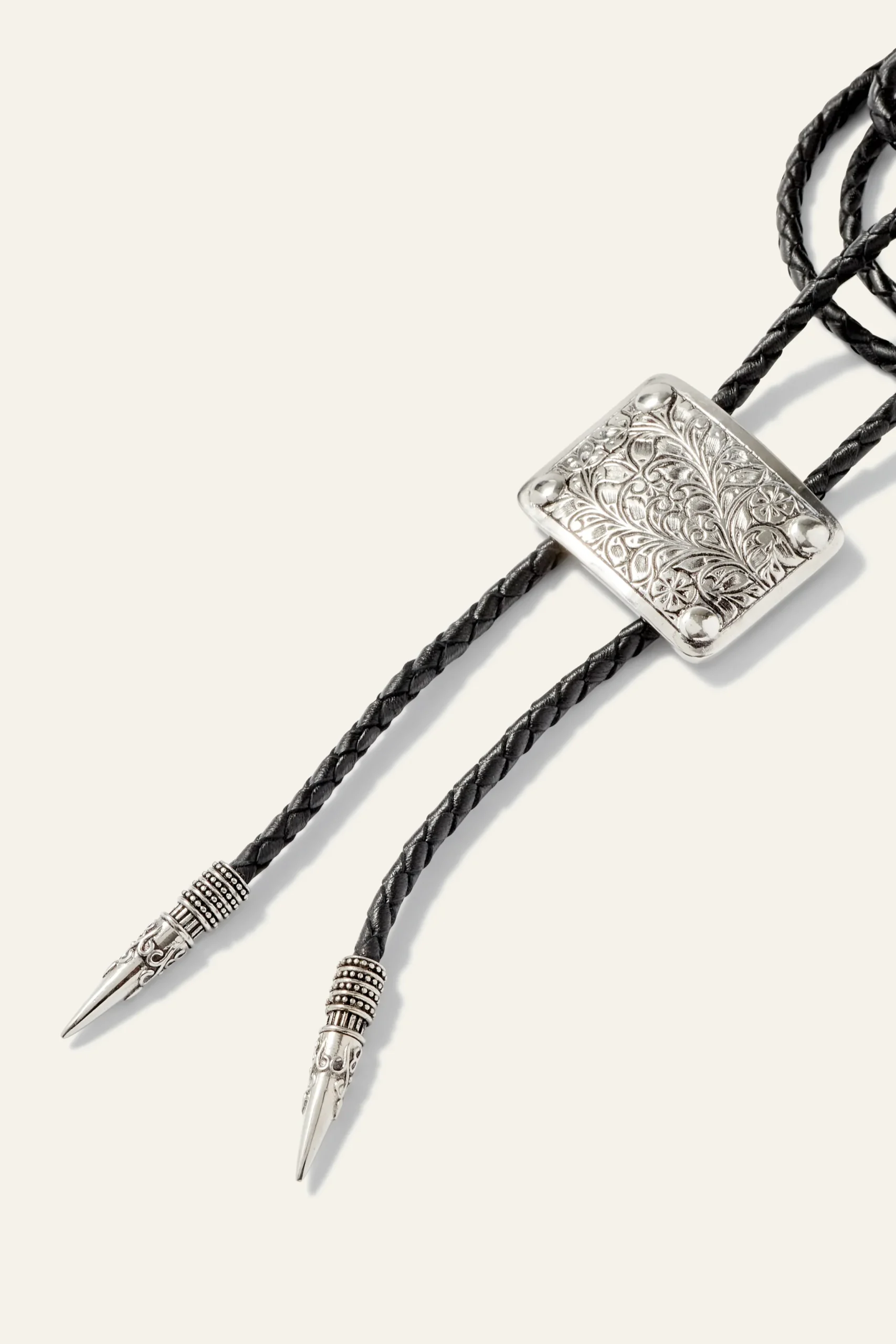 Ba&Sh ORTAN bolo tie en argent GRIS Outlet