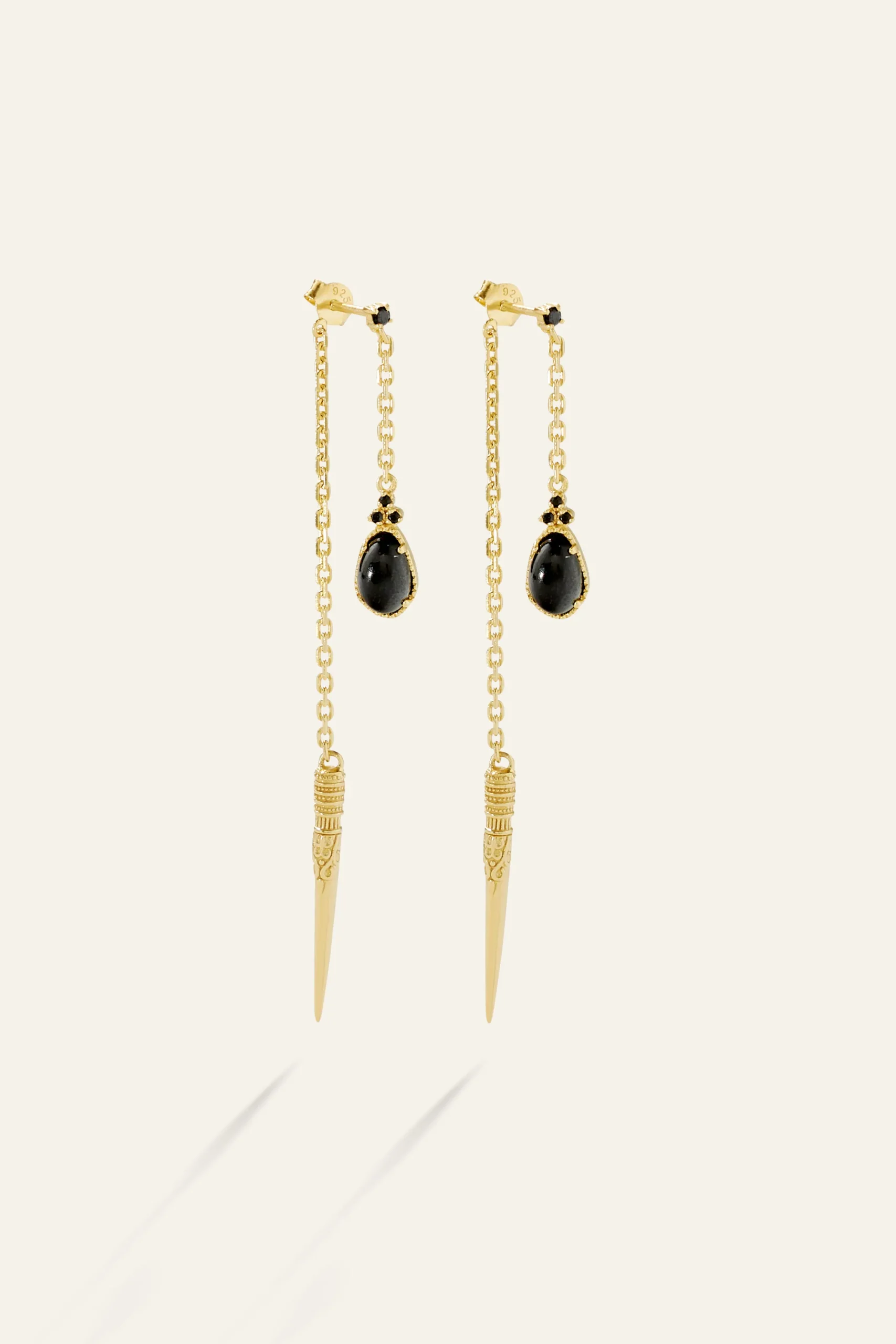 Ba&Sh OSKAR boucles d'oreilles pendentifs 170 € DORE Discount