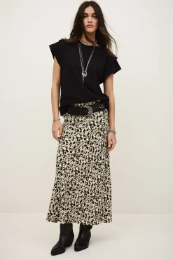 Ba&Sh PAENA jupe midi biais ECRU Outlet