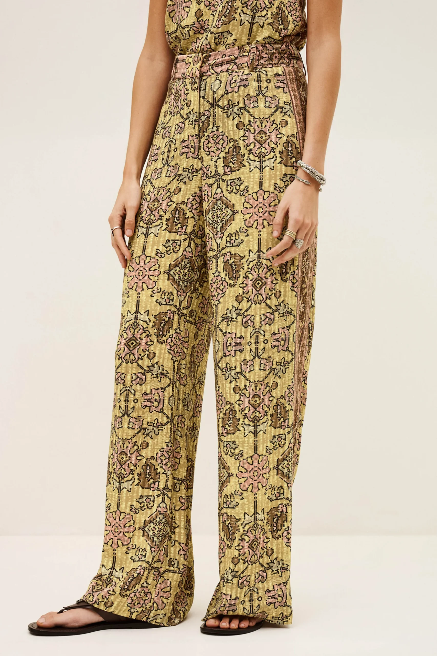 Ba&Sh PALI pantalon large JAUNE Sale