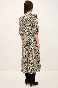 Ba&Sh PALMA robe longue élégante ECRU Outlet