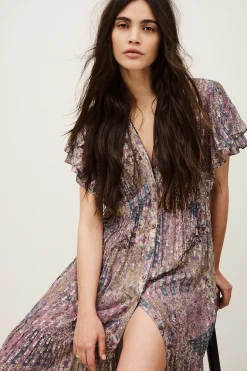 Ba&Sh PARETA robe midi ROSE Online