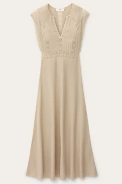 Ba&Sh PASQUALINA robe maille DORE