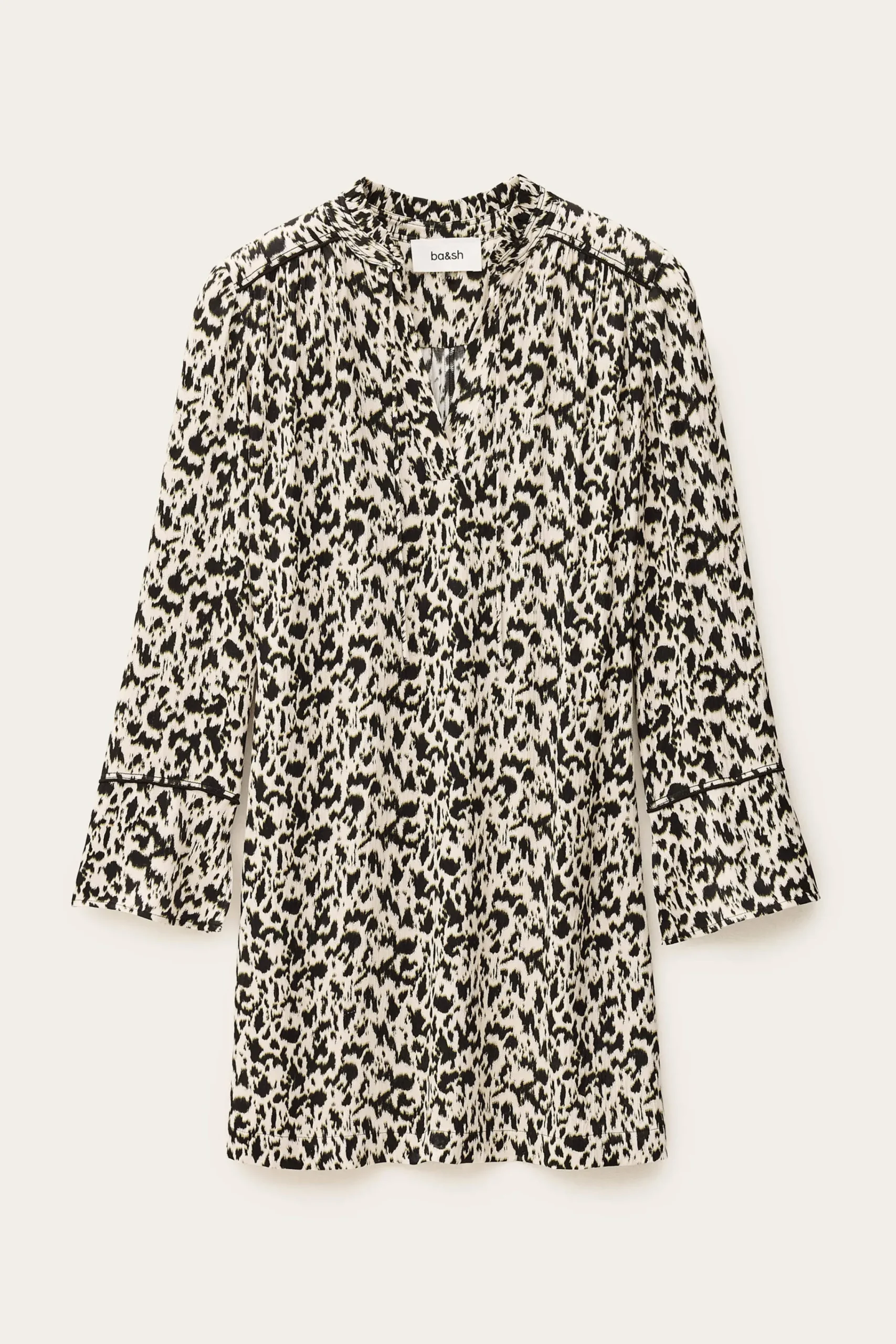 Ba&Sh PERLA robe courte imprimée ECRU Best