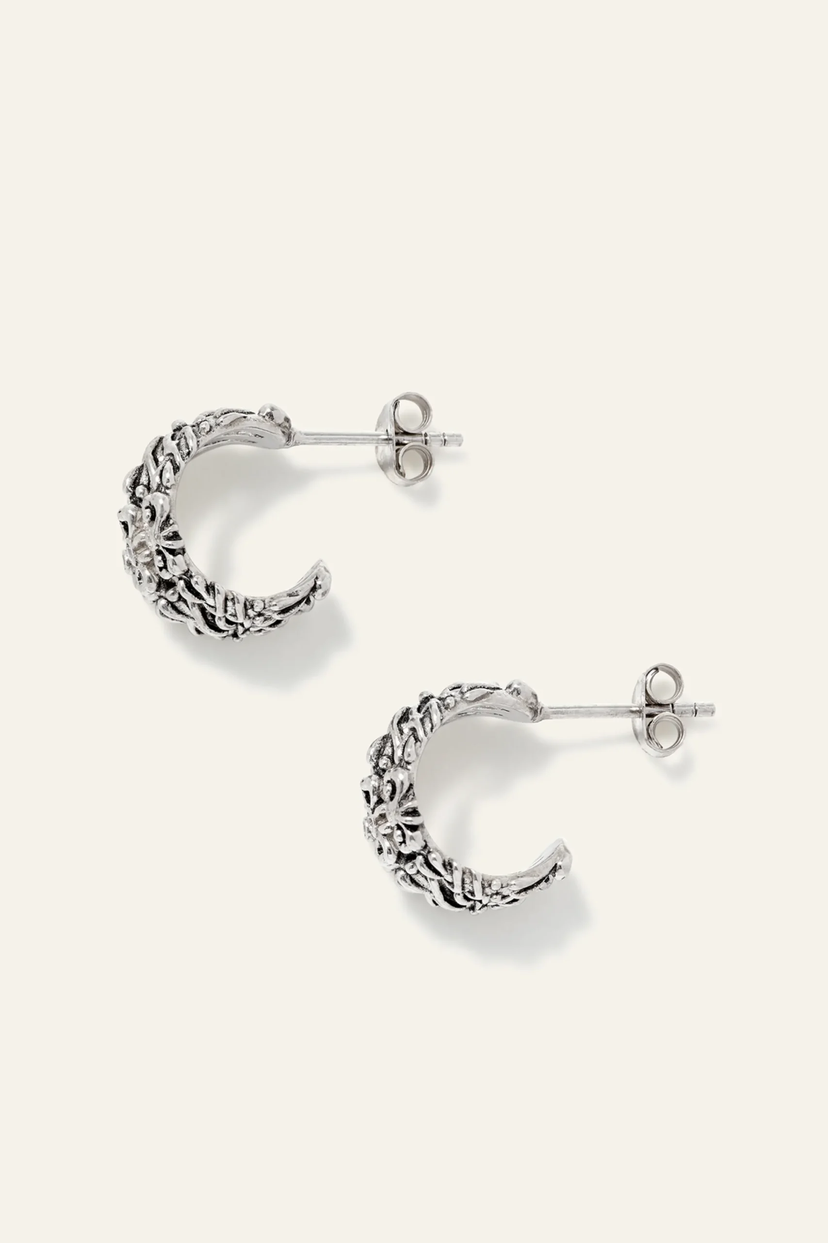Ba&Sh PERRINE boucles zircon GRIS