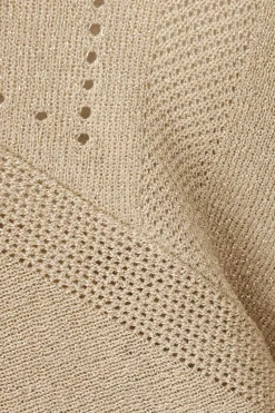 Ba&Sh PIERA top maille DORE Outlet