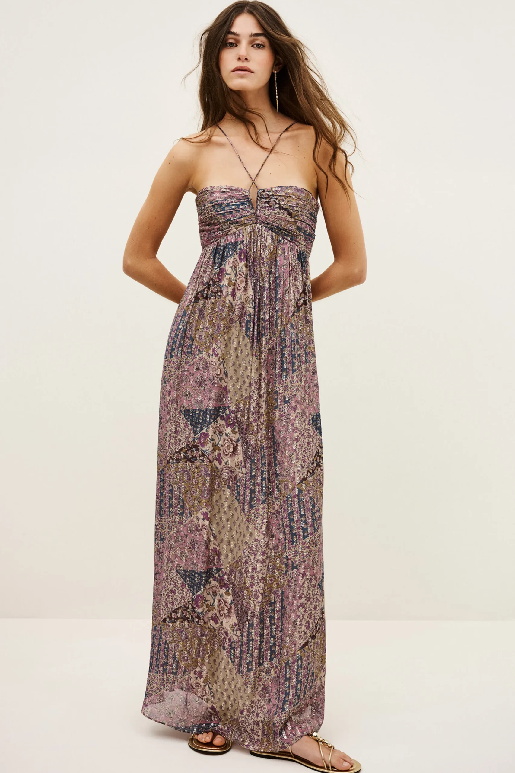 Ba&Sh PIETRA robe longue ROSE Discount