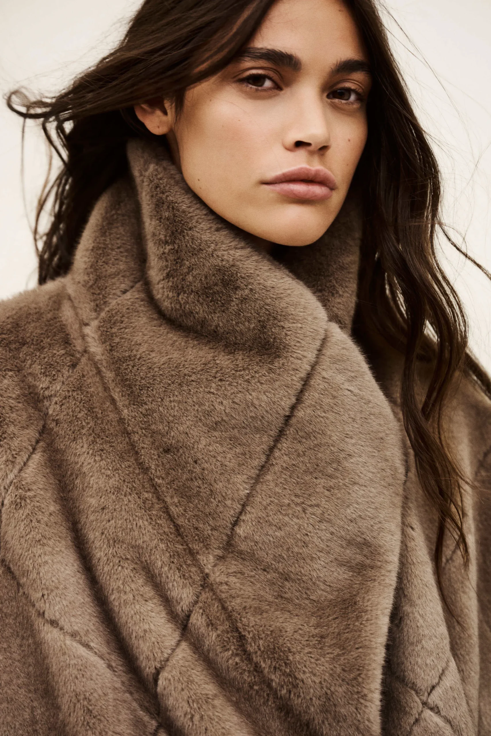 Ba&Sh PINIE manteau fausse fourrure GRIS Sale