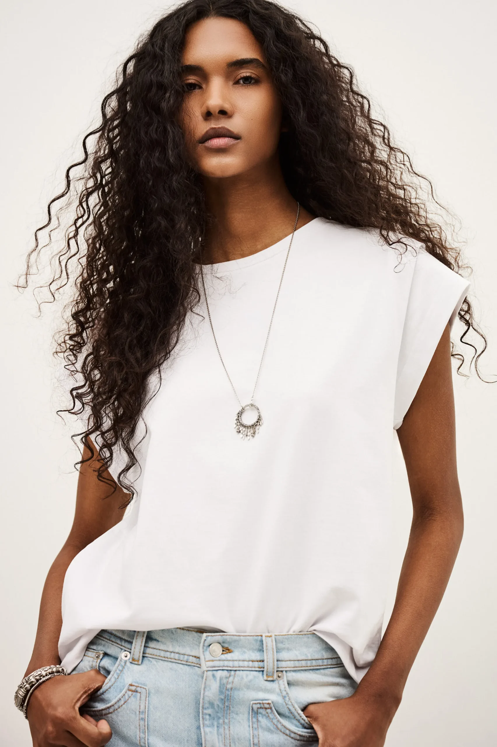 Ba&Sh PIO t-shirt ample BLANC Online