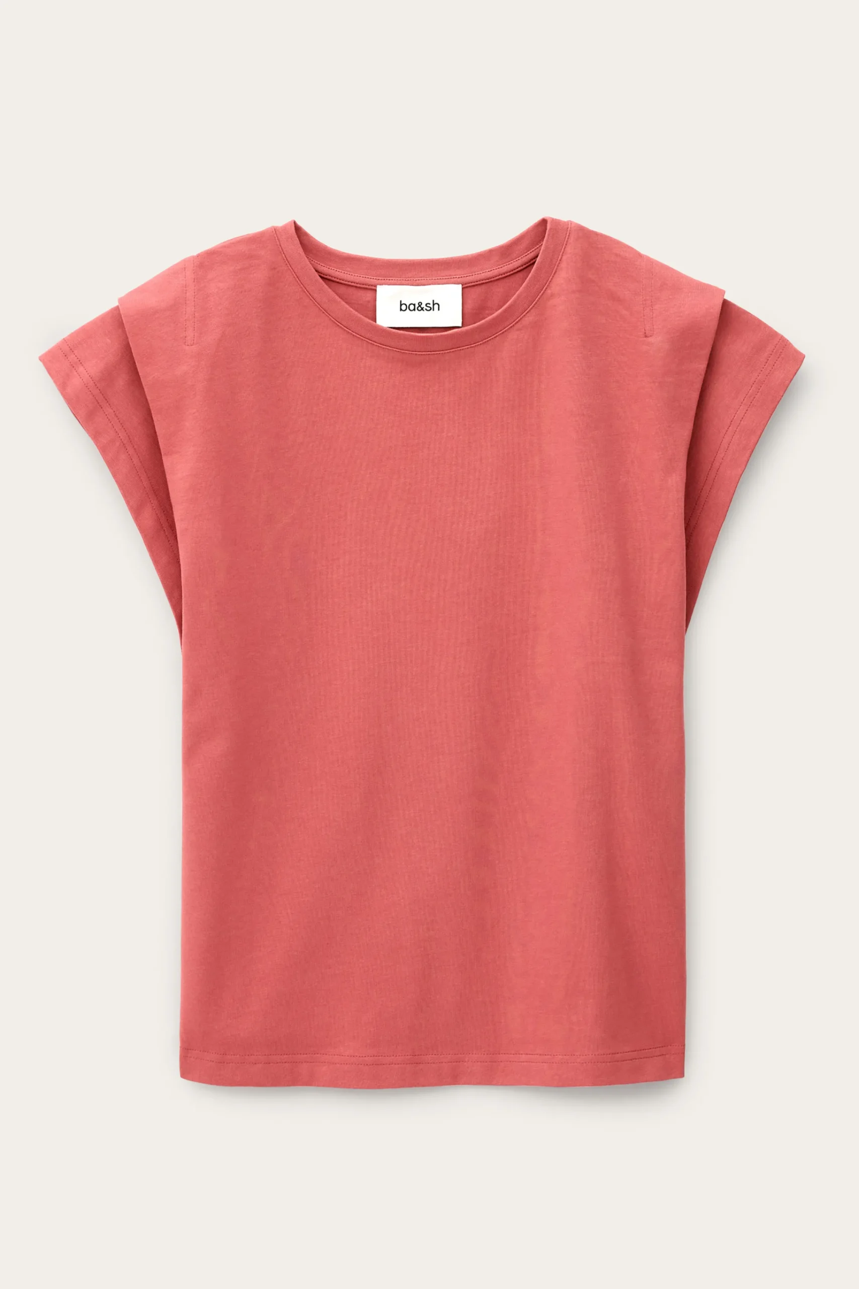 Ba&Sh PIO t-shirt manches courtes ROSE New