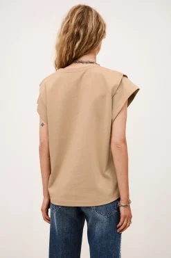 Ba&Sh PIO t-shirt manches courtes BLANC New