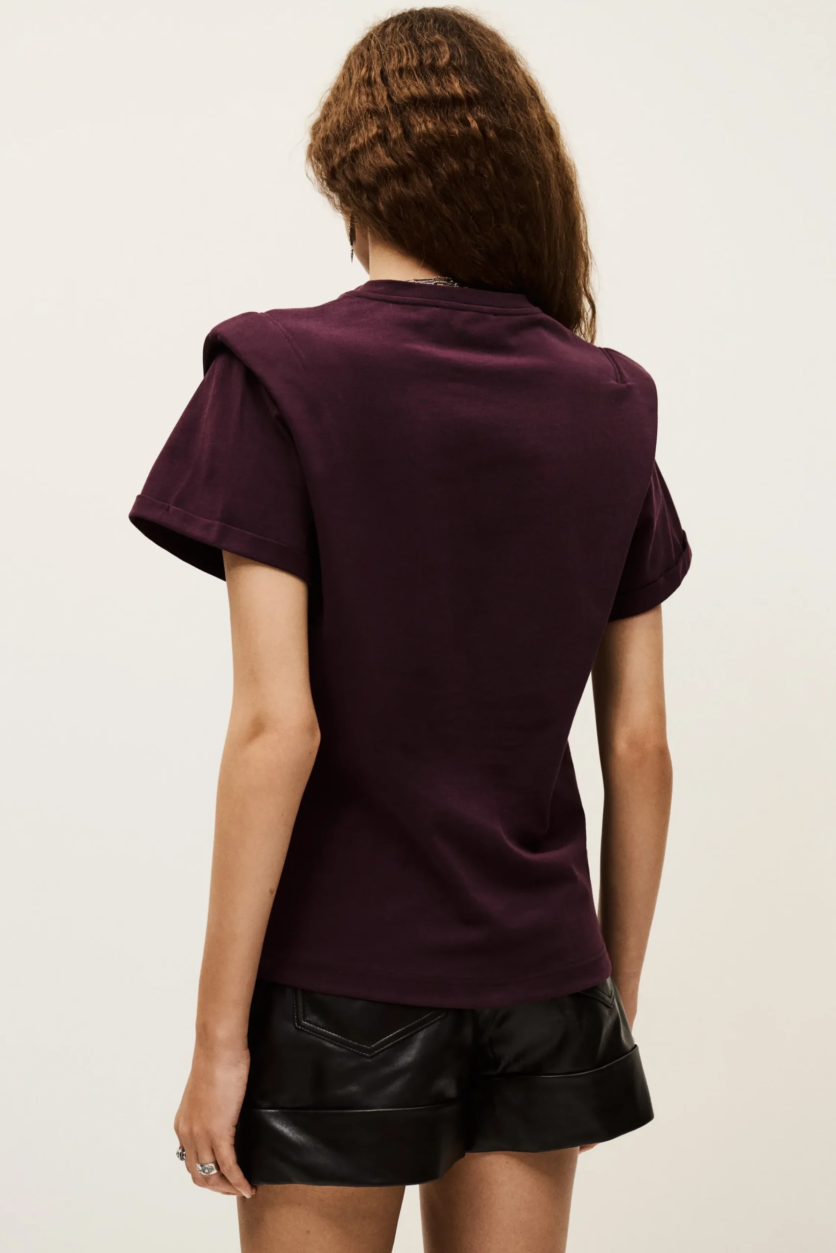 Ba&Sh PIO t-shirt manches courtes ROUGE Online