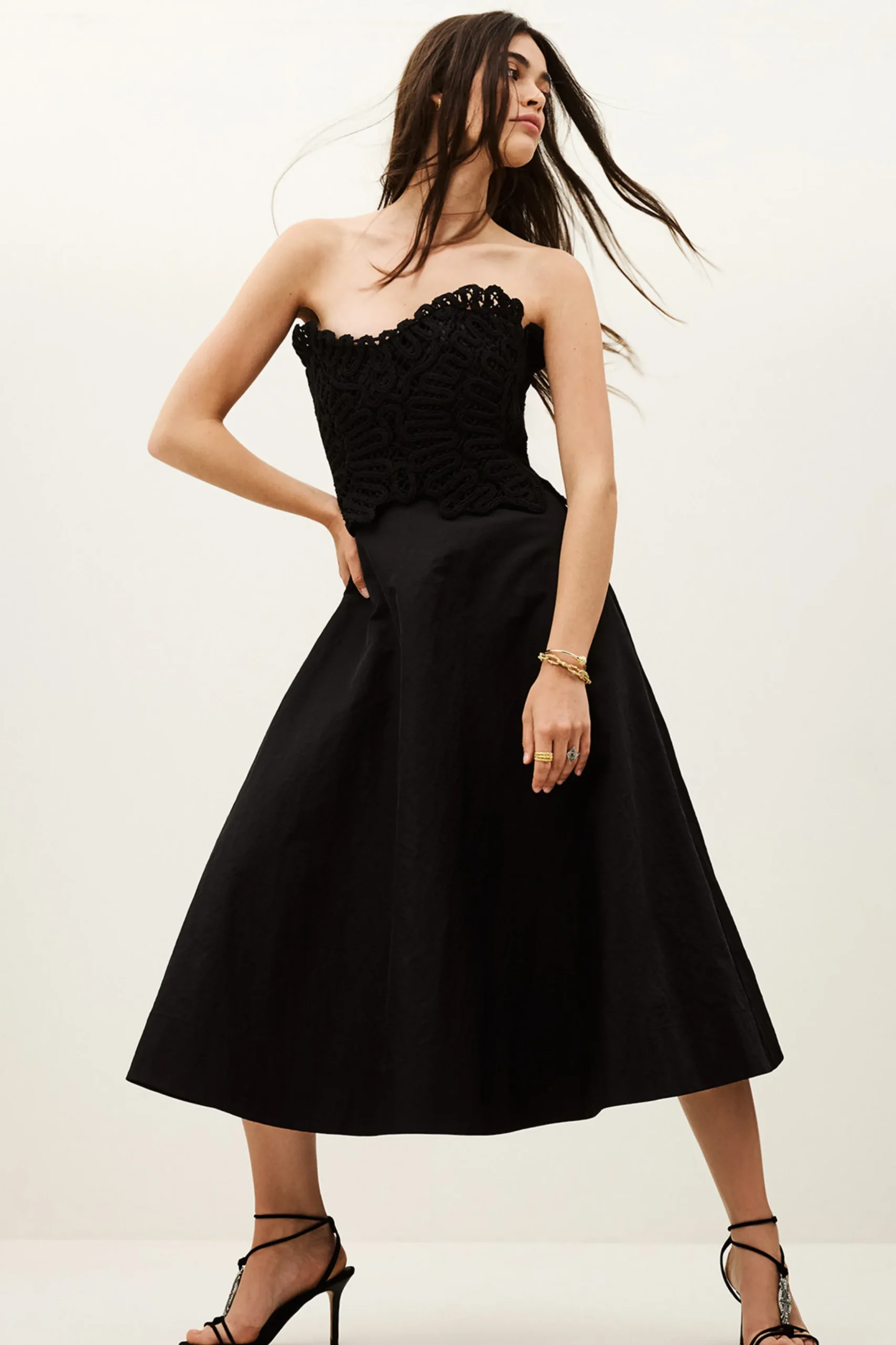Ba&Sh PRAINA ROBE NOIR Discount