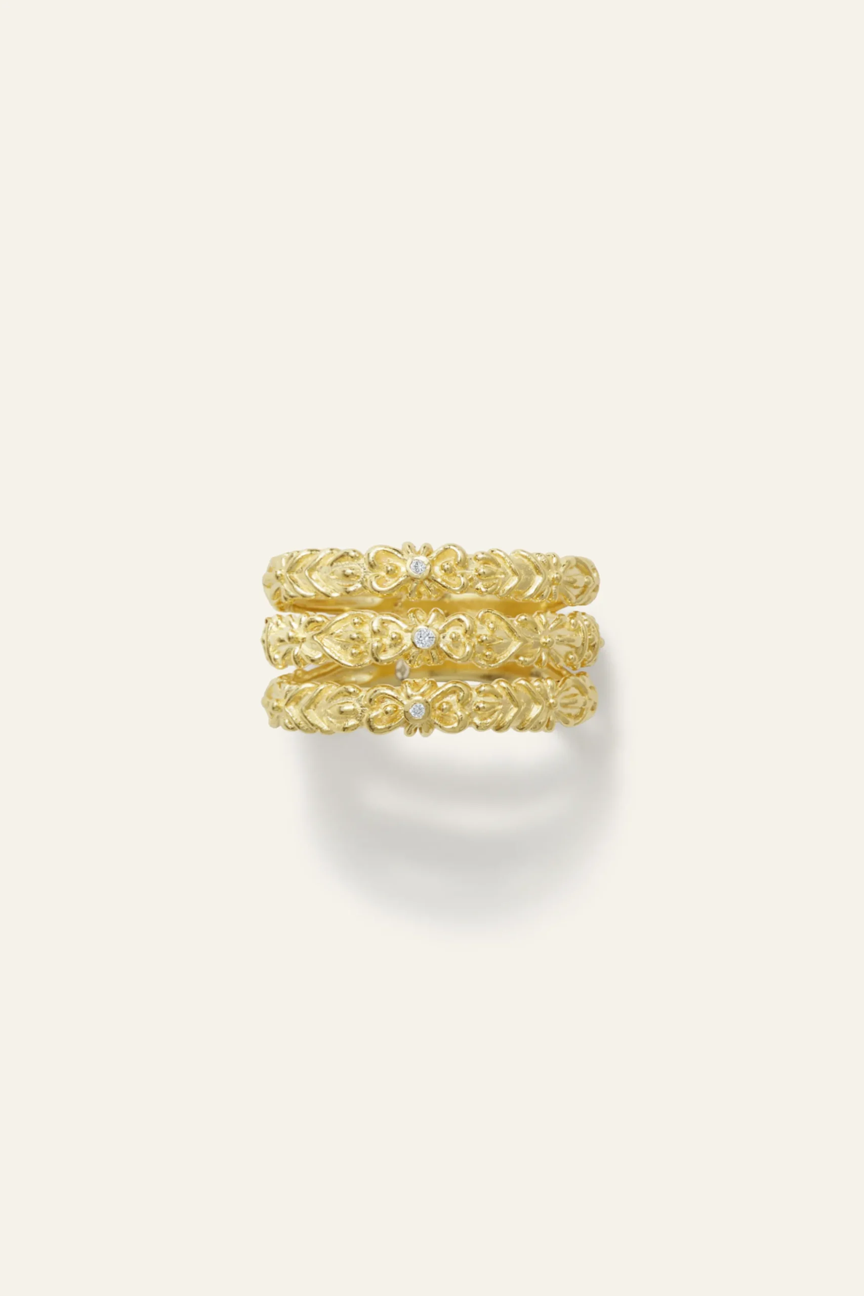 Ba&Sh PRINCE bague anneau zircon DORE Outlet