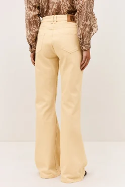 Ba&Sh RAFA jean flare JAUNE Clearance