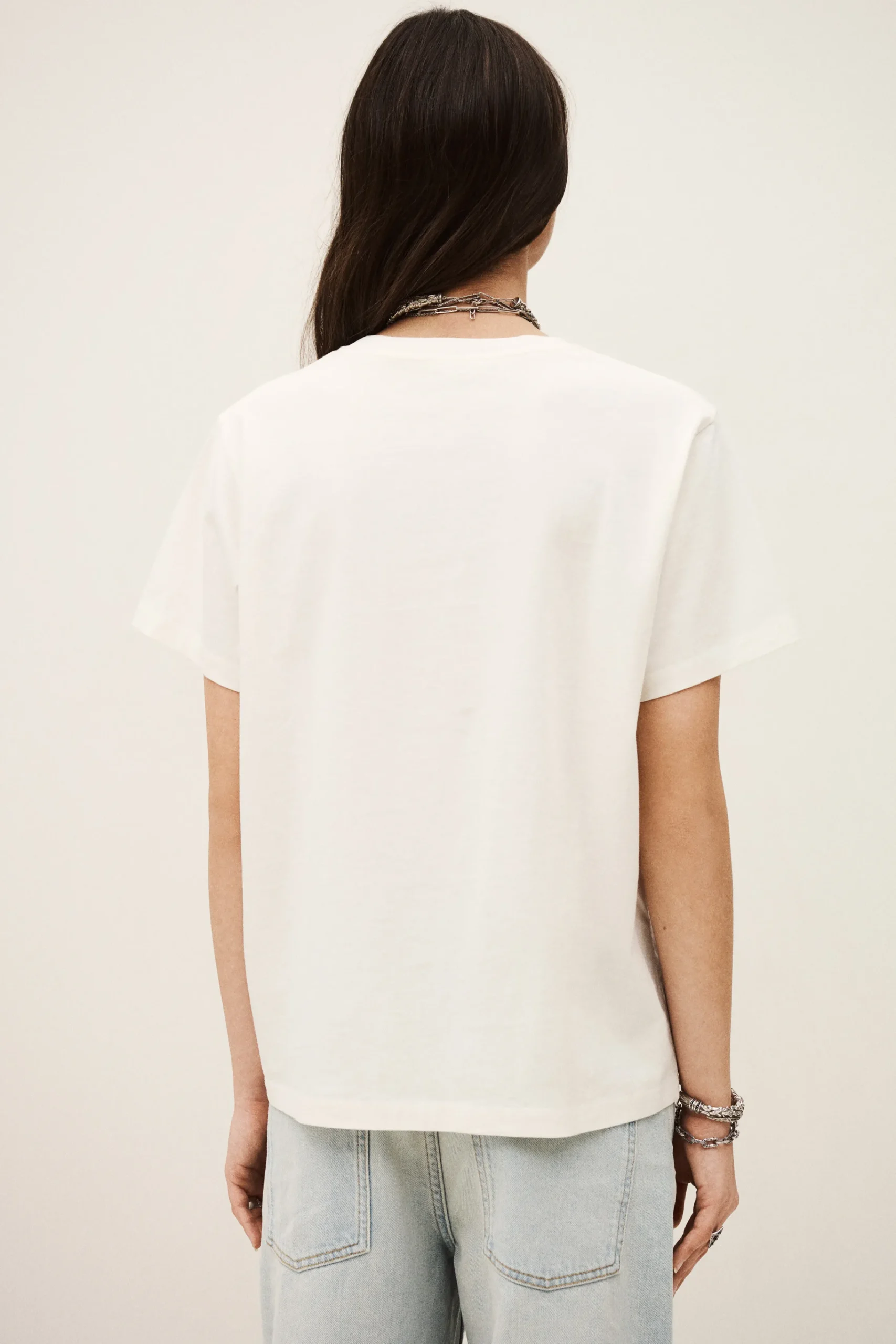 Ba&Sh RALFA tee-shirt col rond ECRU Clearance