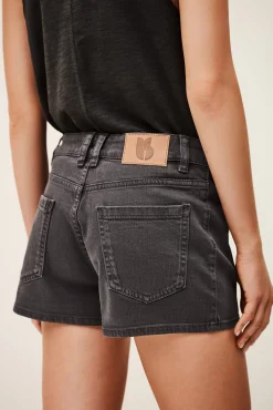 Ba&Sh RENO short denim taille haute GRIS Hot