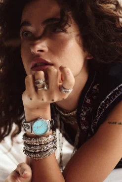 Ba&Sh RESET montre bijou BLEU Outlet