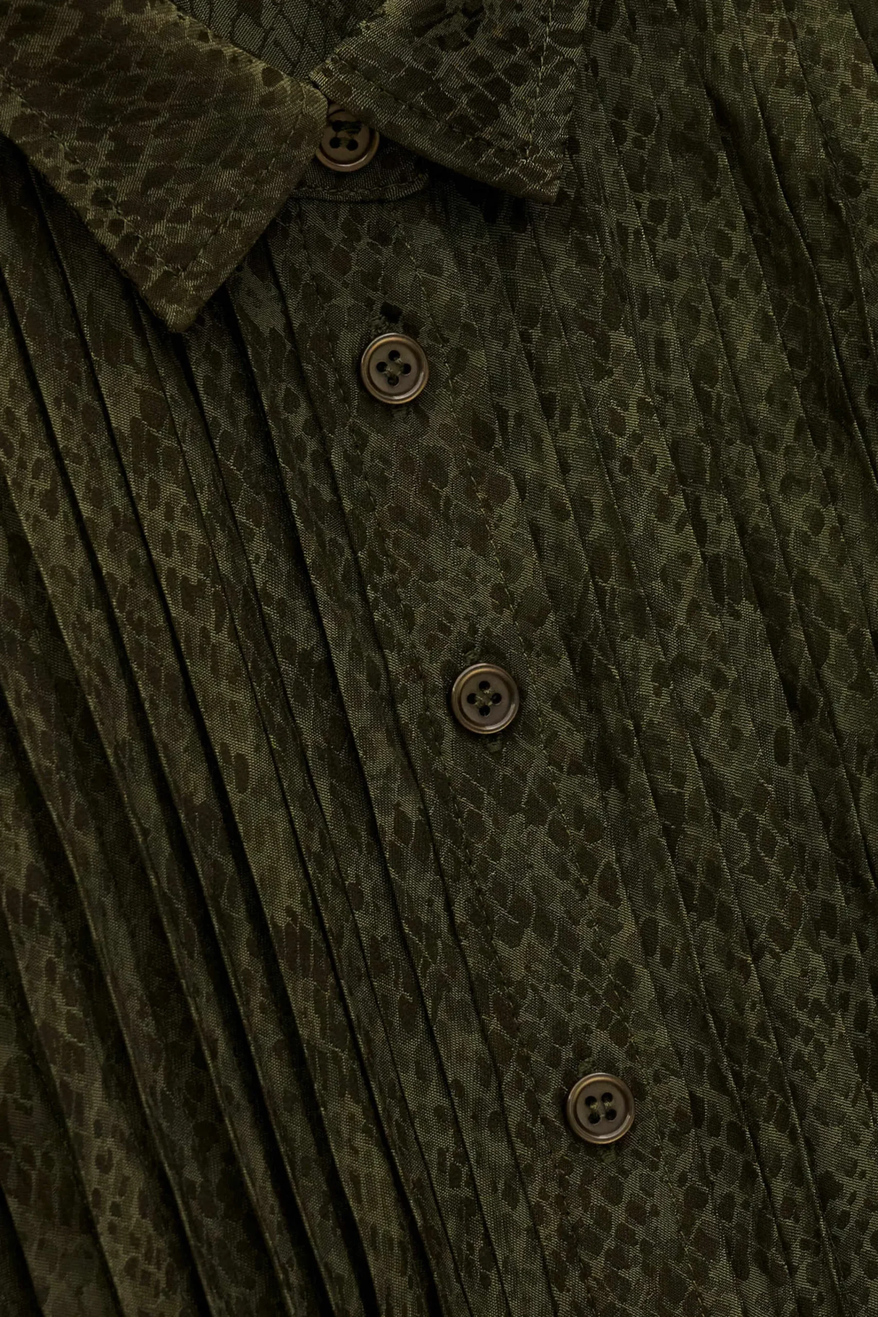Ba&Sh RIATA chemise imprimée VERT Sale