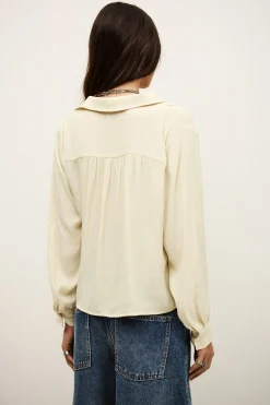 Ba&Sh RIATA chemise imprimée BLANC Clearance