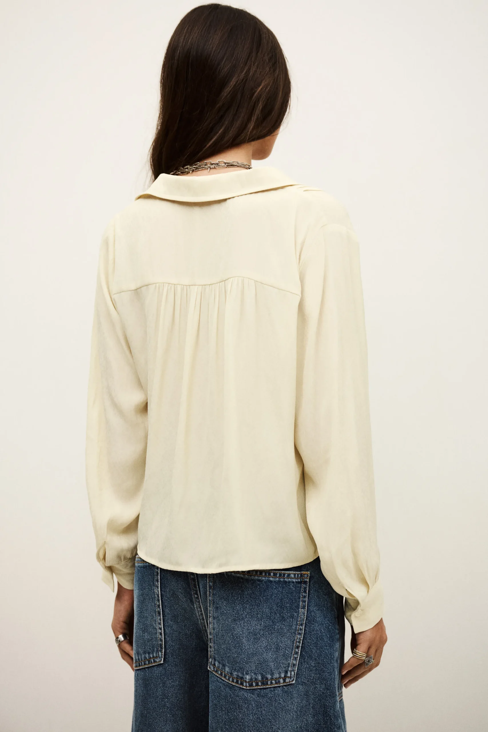 Ba&Sh RIATA chemise imprimée BLANC Clearance