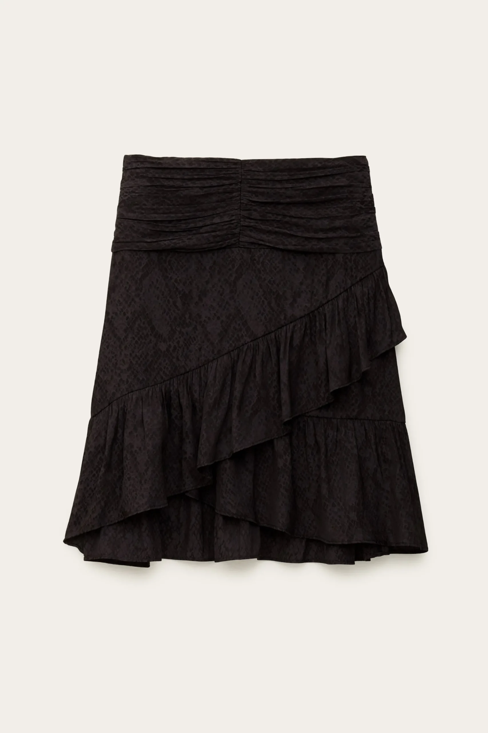 Ba&Sh RINO jupe courte imprimée NOIR Discount