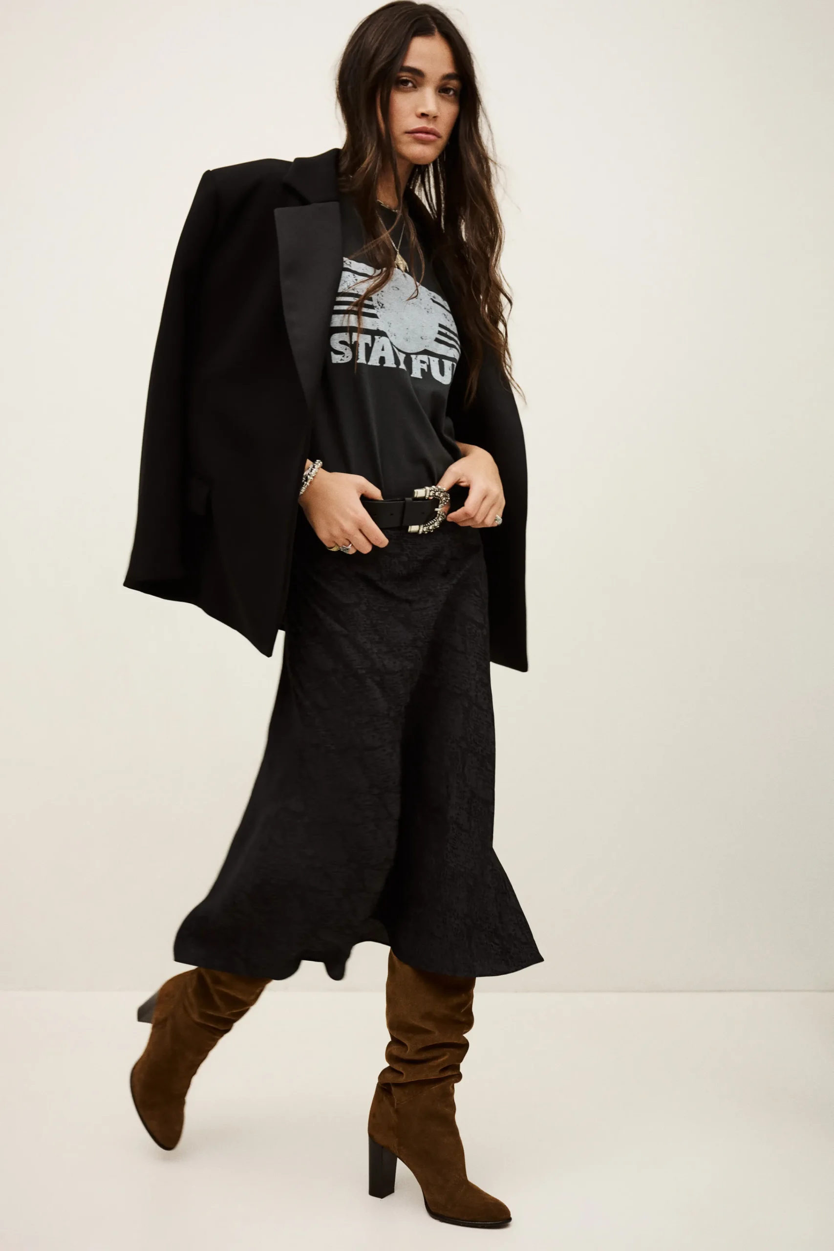 Ba&Sh RISTA JUPE NOIR Discount