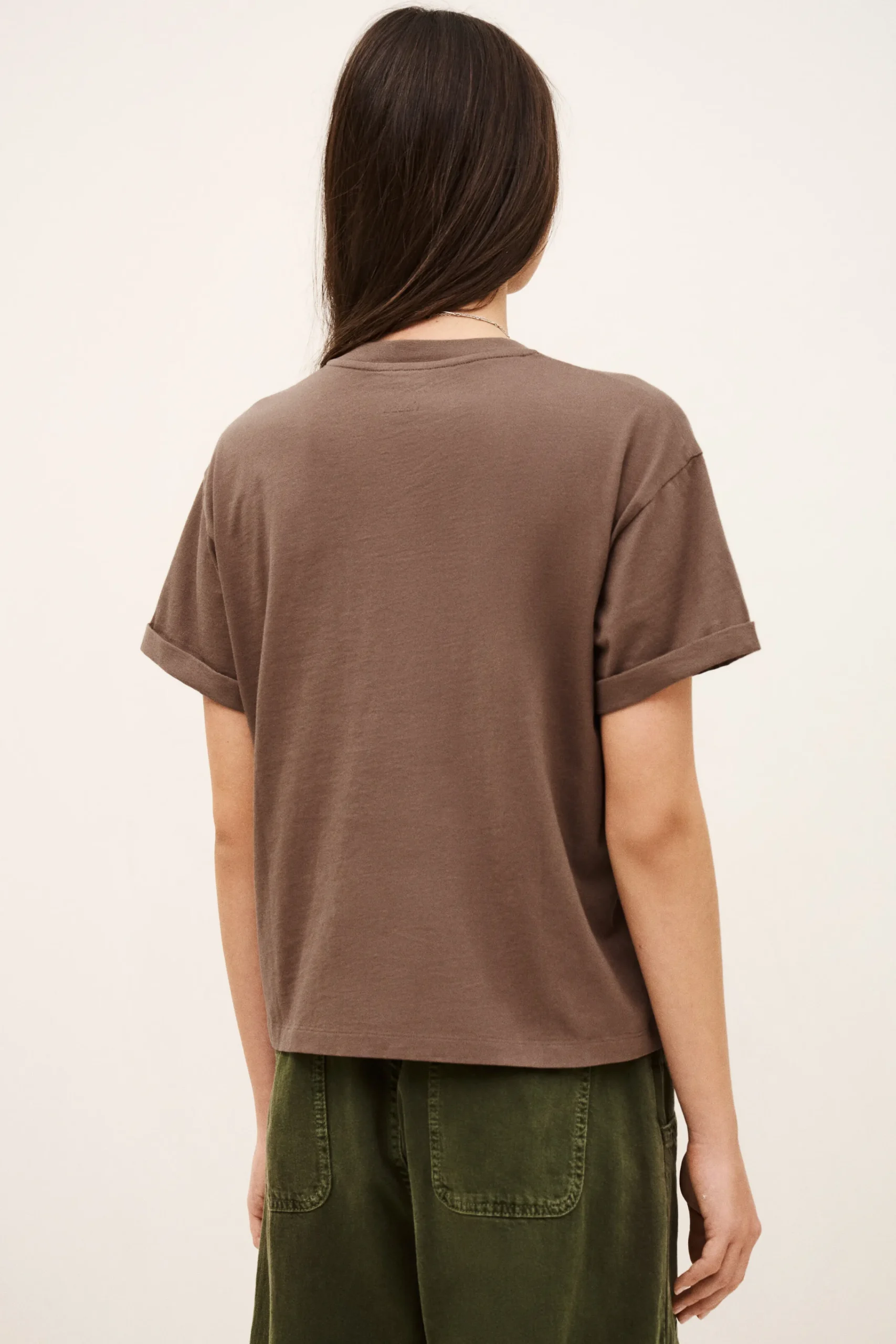 Ba&Sh ROSIE t-shirt basique MARRON Hot