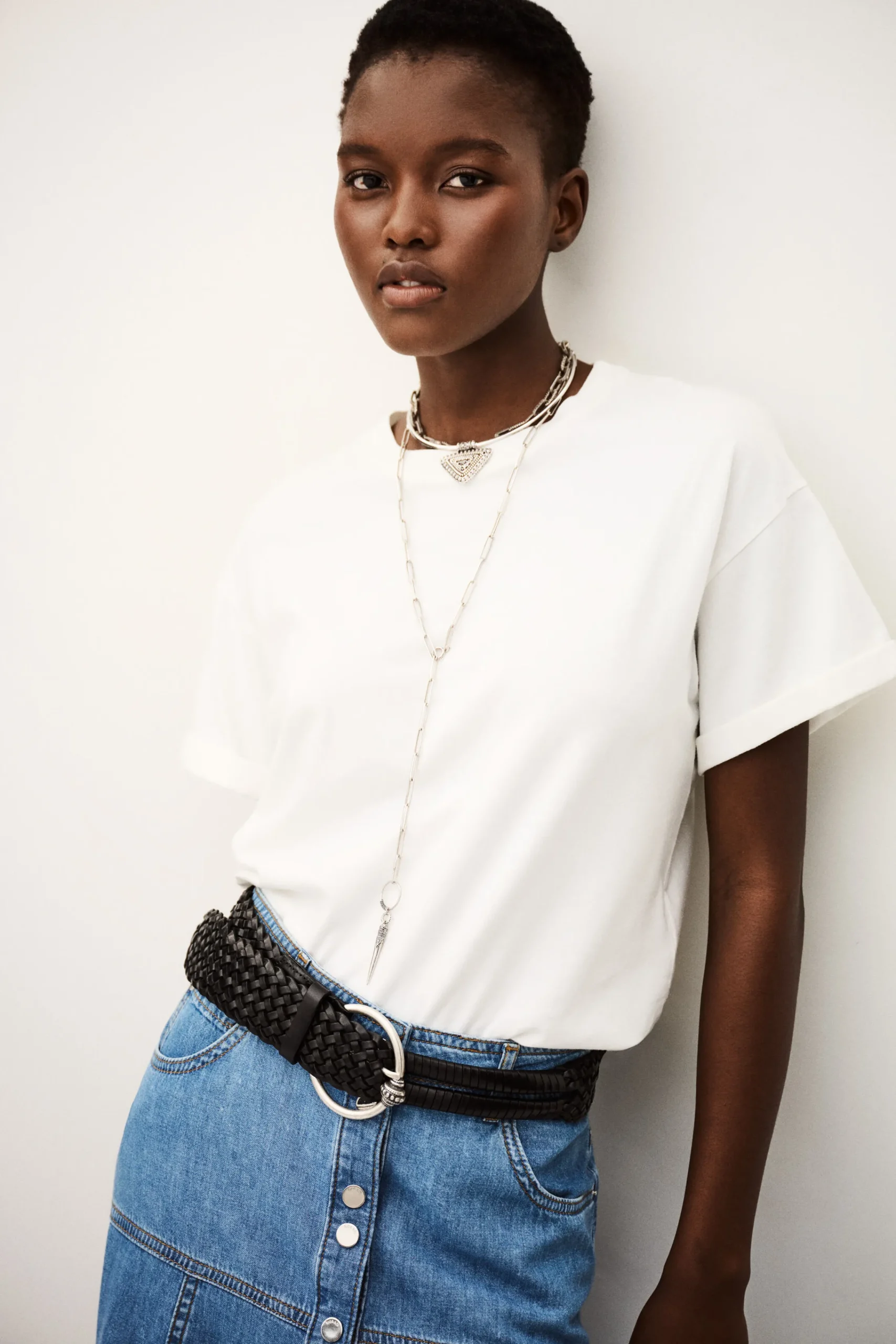 Ba&Sh ROSIE t-shirt manches courtes ECRU Clearance