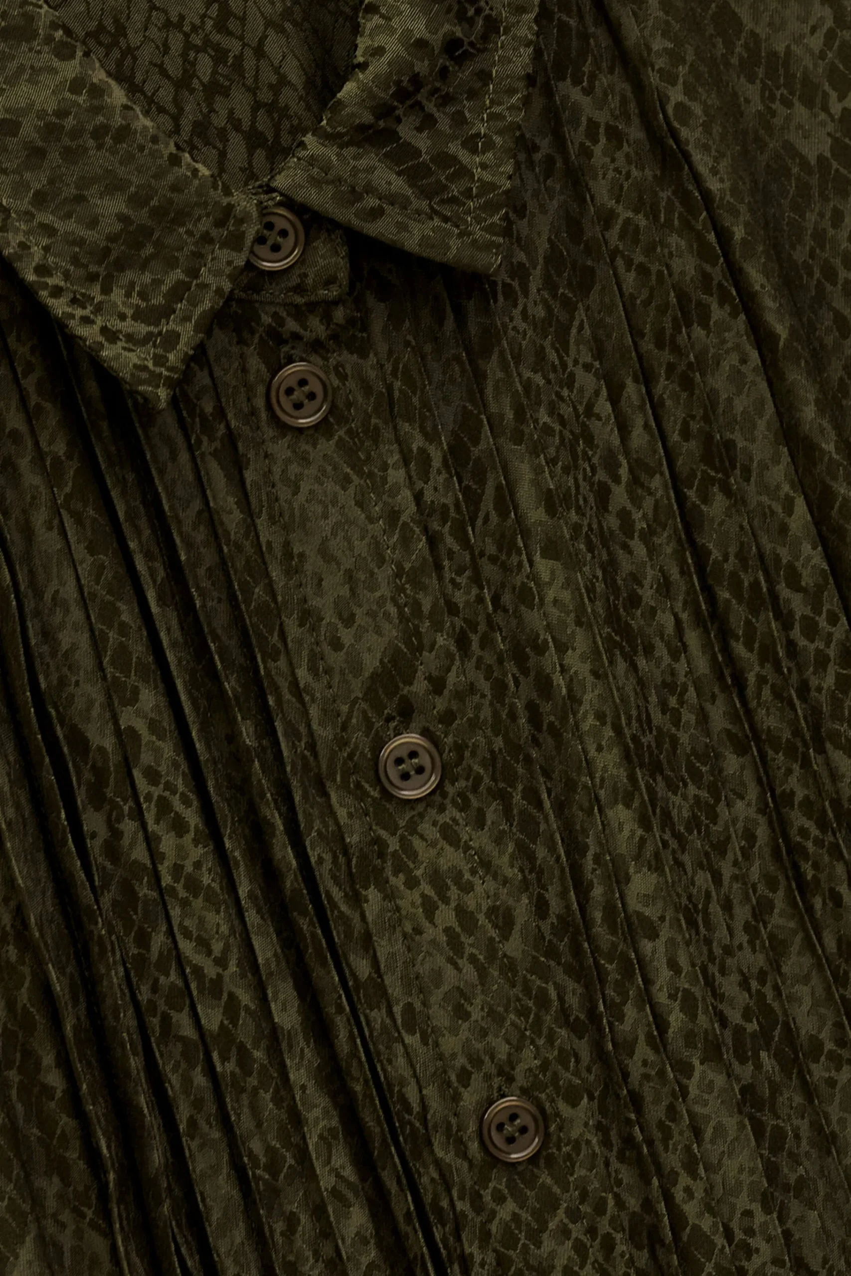 Ba&Sh ROSYNA robe chemise courte VERT Sale