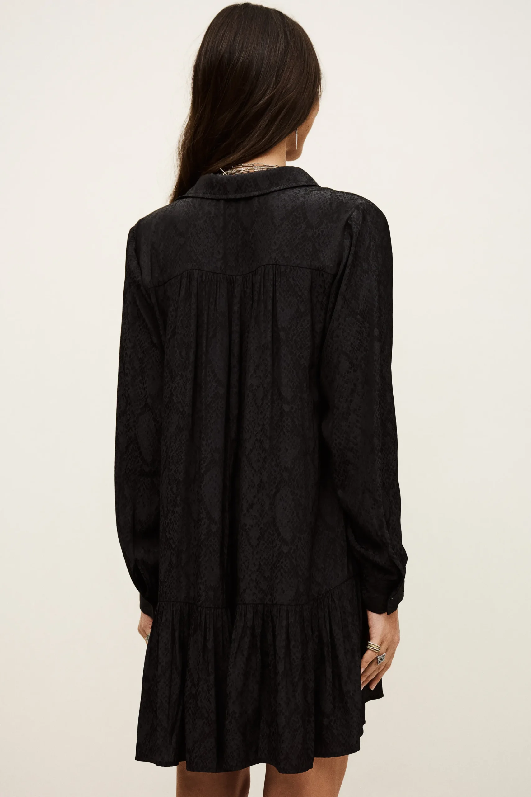 Ba&Sh ROSYNA robe chemise courte NOIR Hot