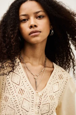 Ba&Sh SALVI blouse manches courtes ECRU Online