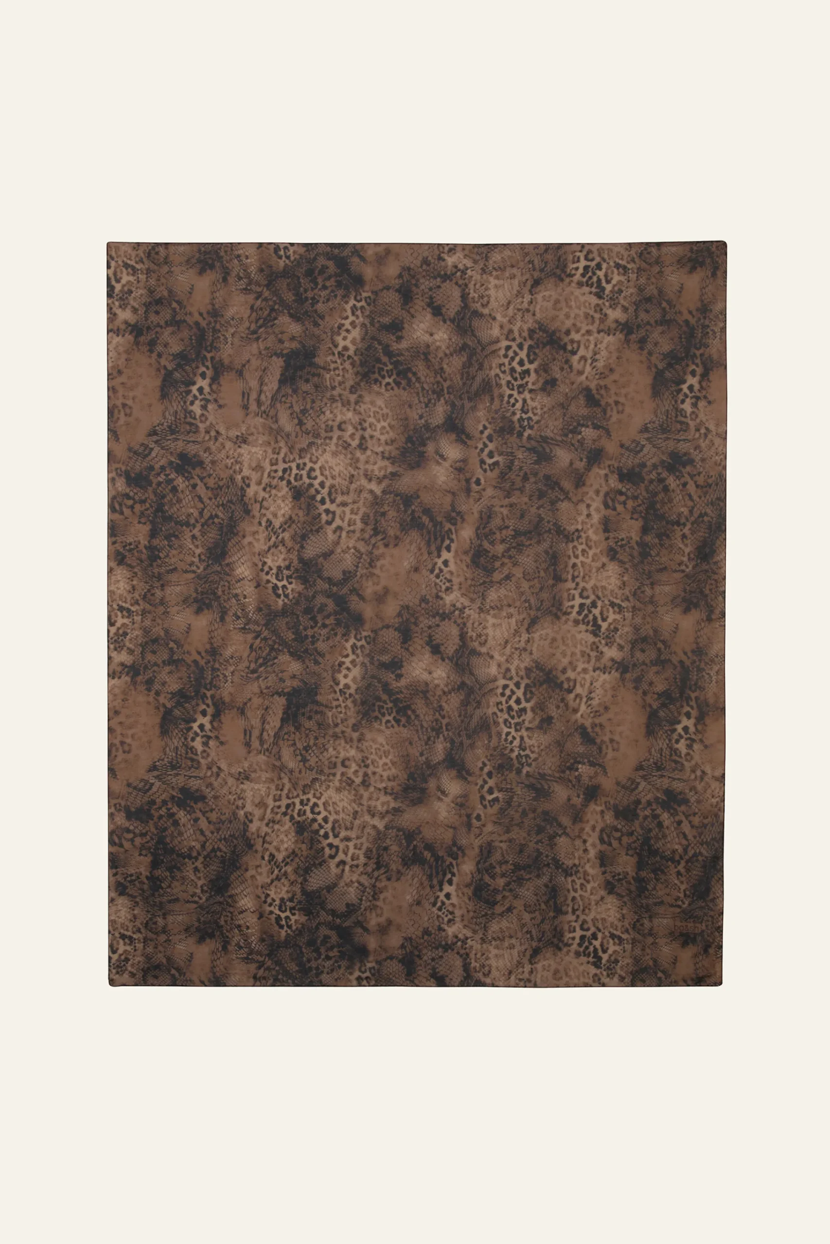 Ba&Sh SARA foulard imprimé animalier VERT