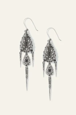 Ba&Sh SAVY boucles d'oreilles en argent GRIS Outlet