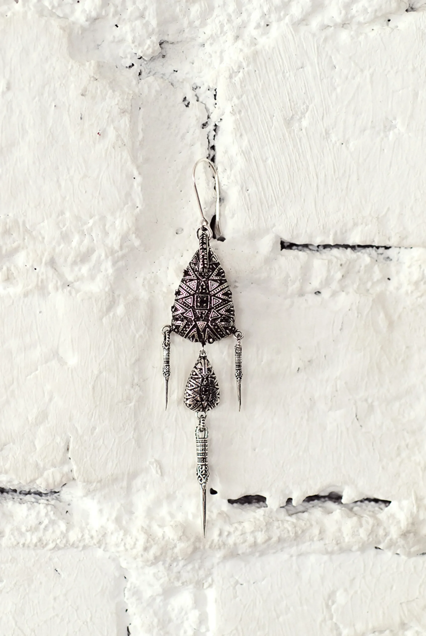 Ba&Sh SAVY boucles d'oreilles en argent GRIS Outlet