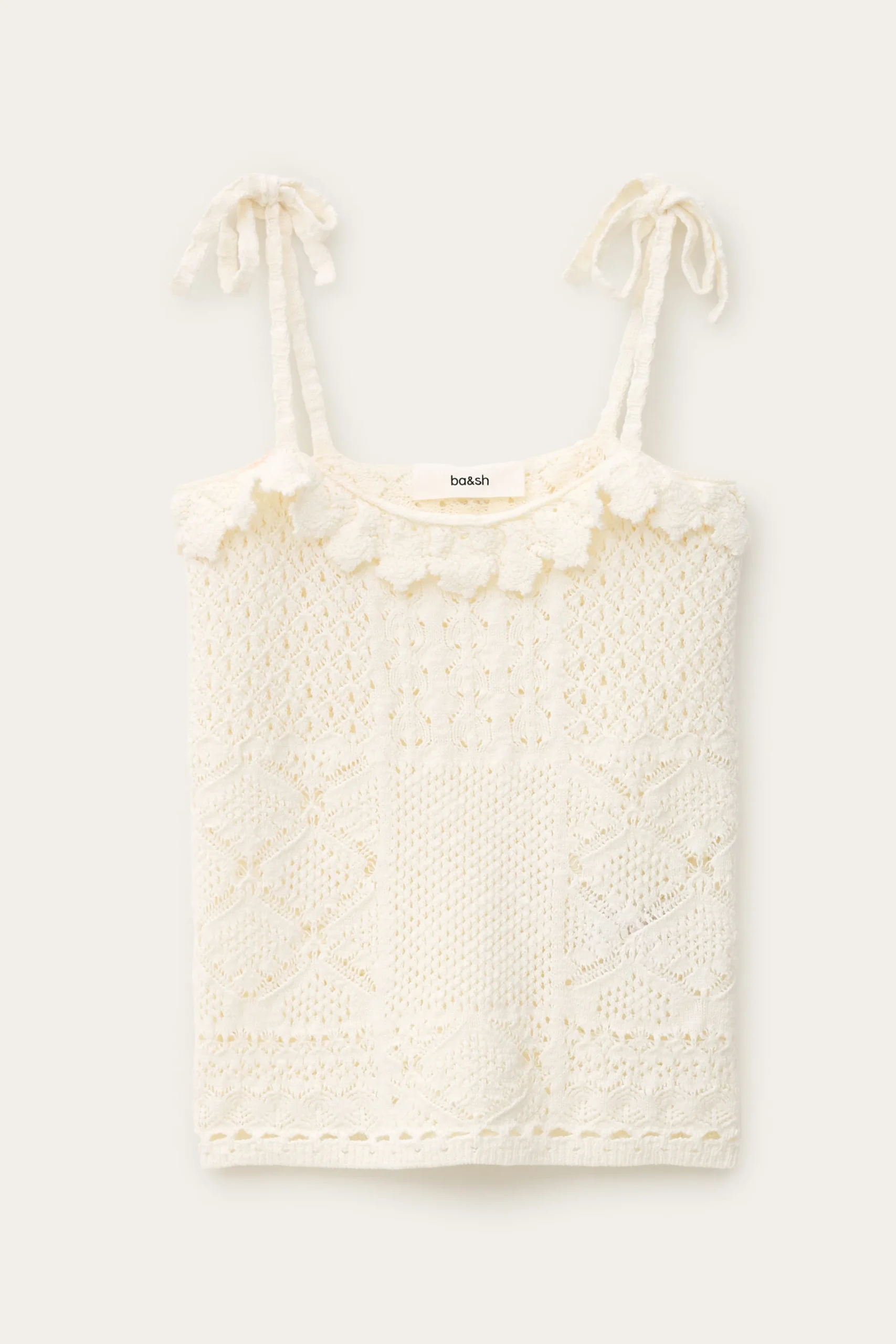 Ba&Sh SELA top à bretelles ECRU Best