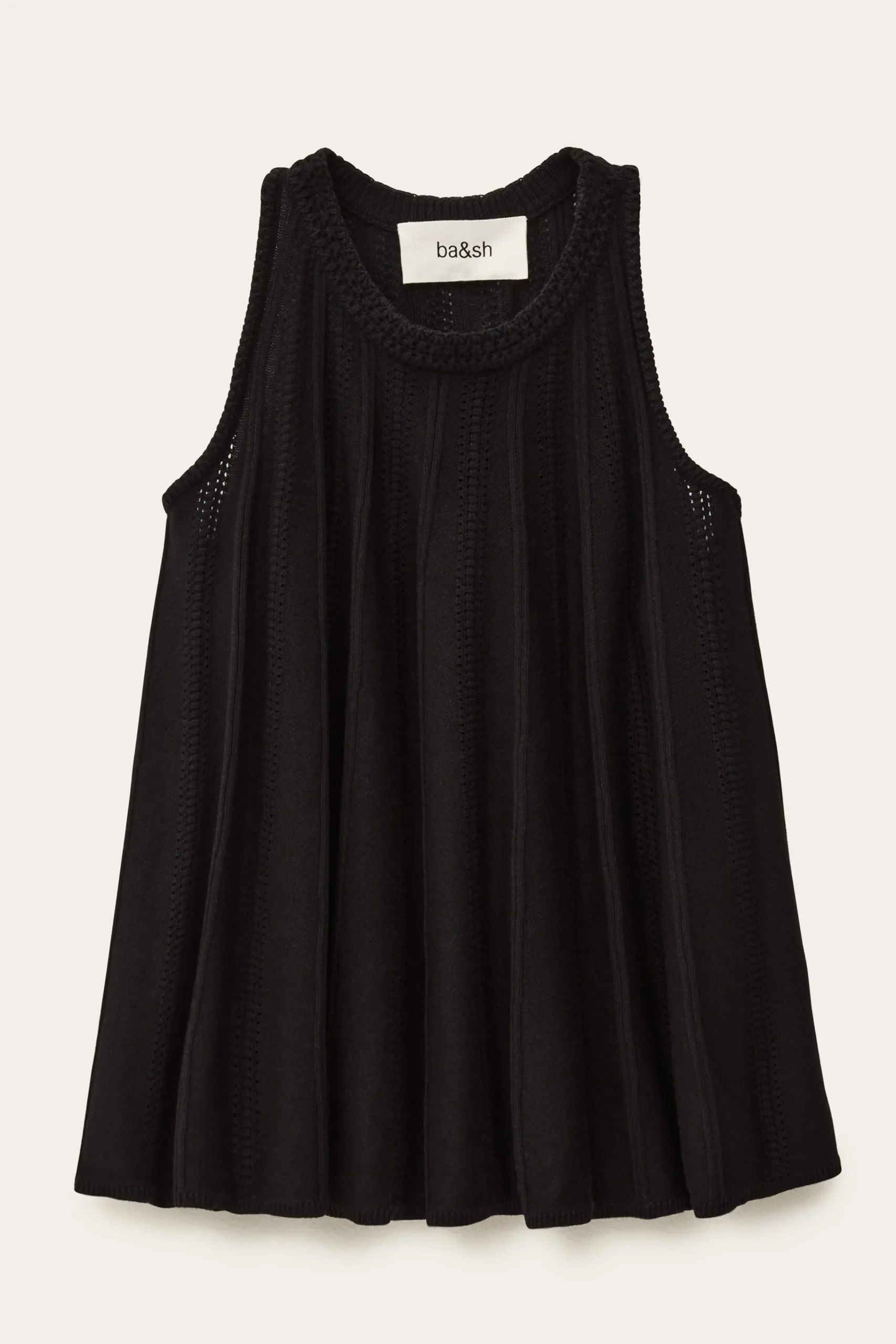 Ba&Sh SERRES débardeur en maille NOIR Online