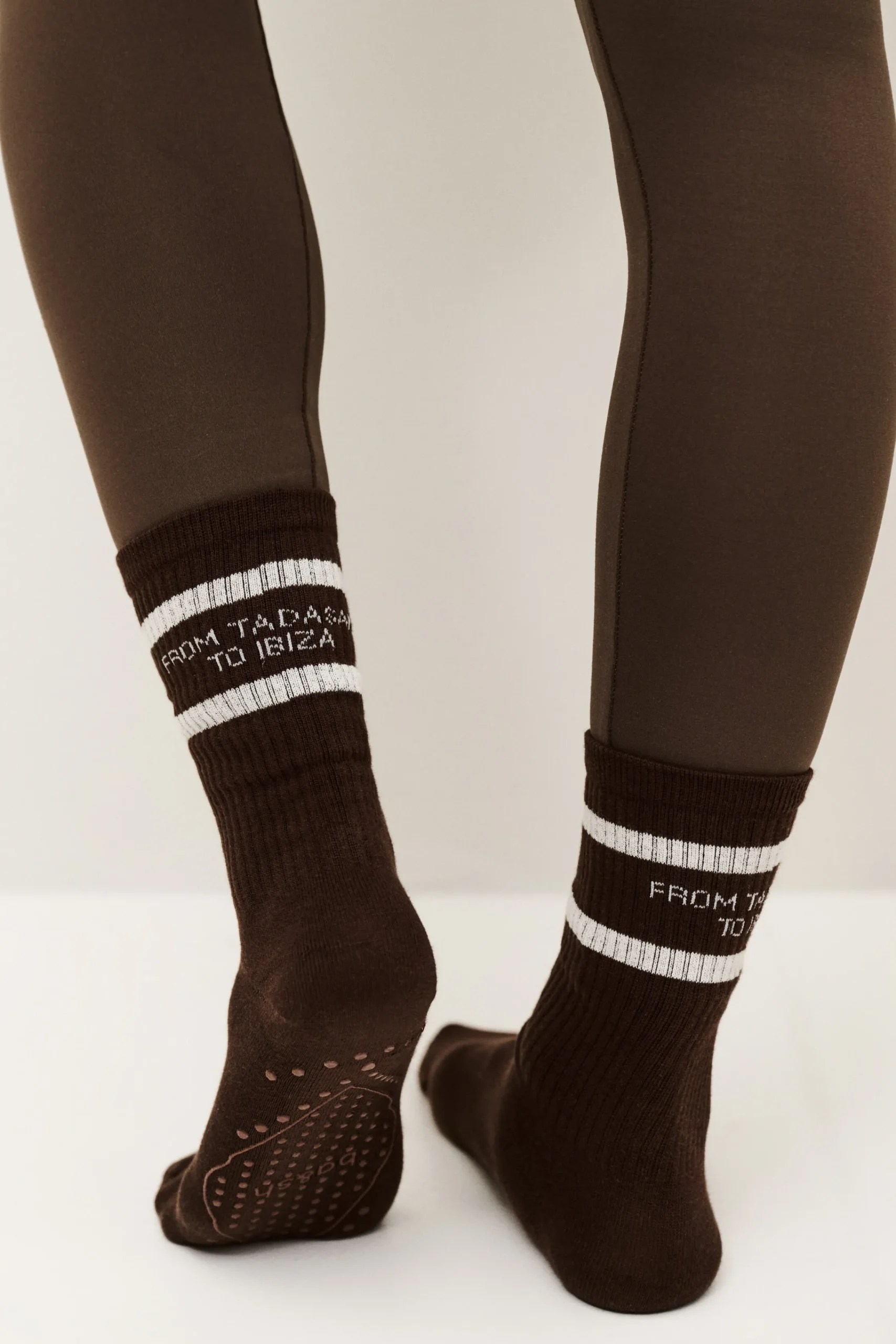 Ba&Sh SHAN Chaussettes à message MARRON Online