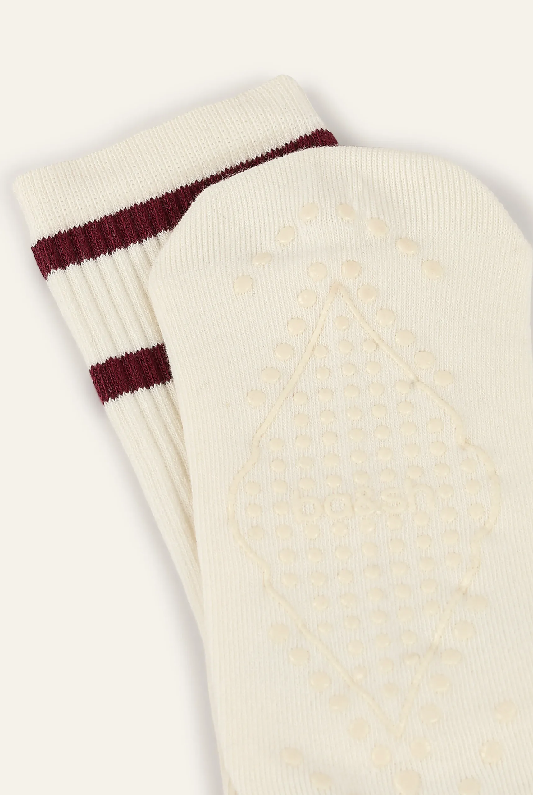 Ba&Sh SHAN Chaussettes à message ECRU Hot
