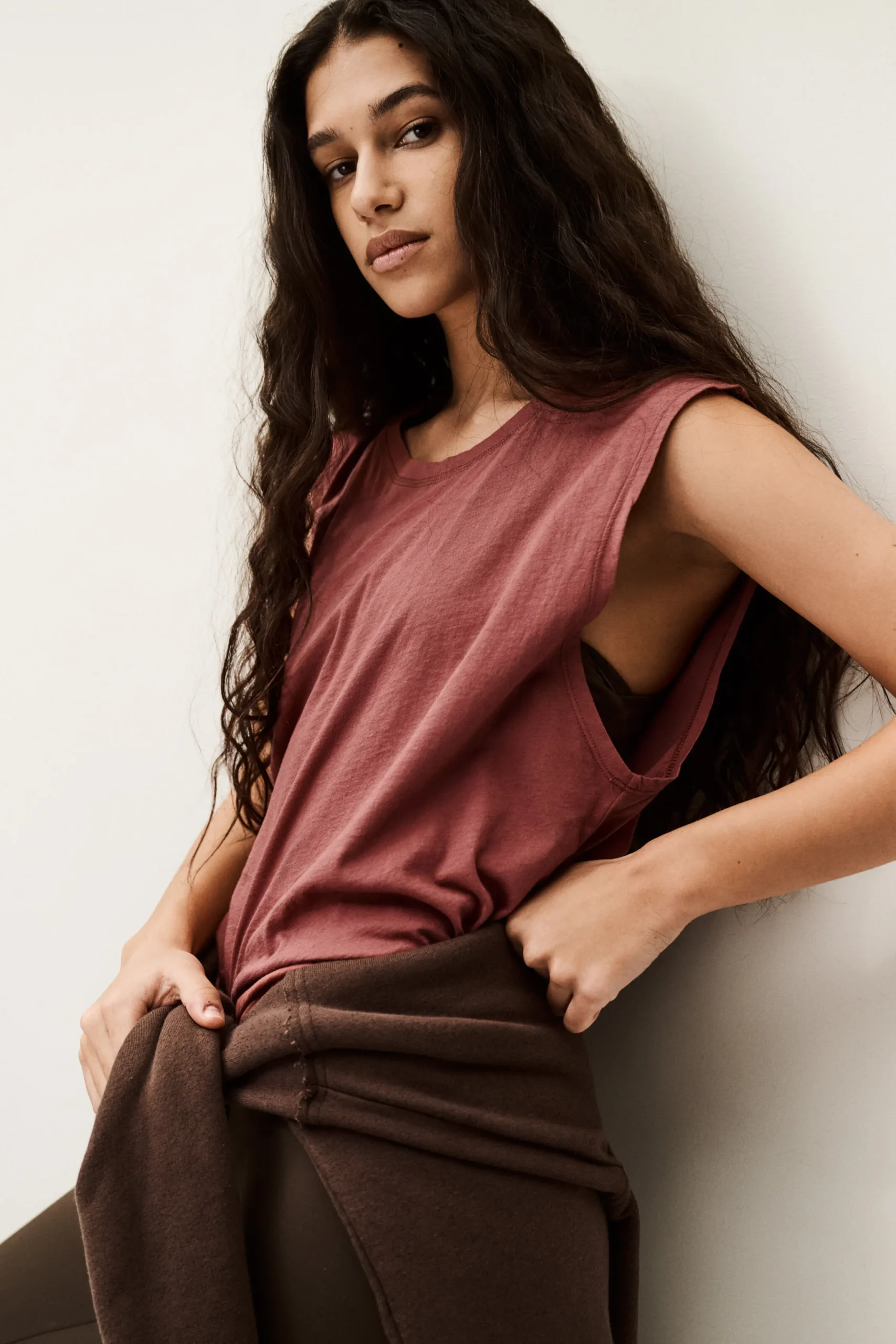 Ba&Sh SHAVA t-shirt sans manche ROSE Online