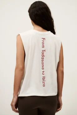 Ba&Sh SHAVA t-shirt sans manche ECRU Online