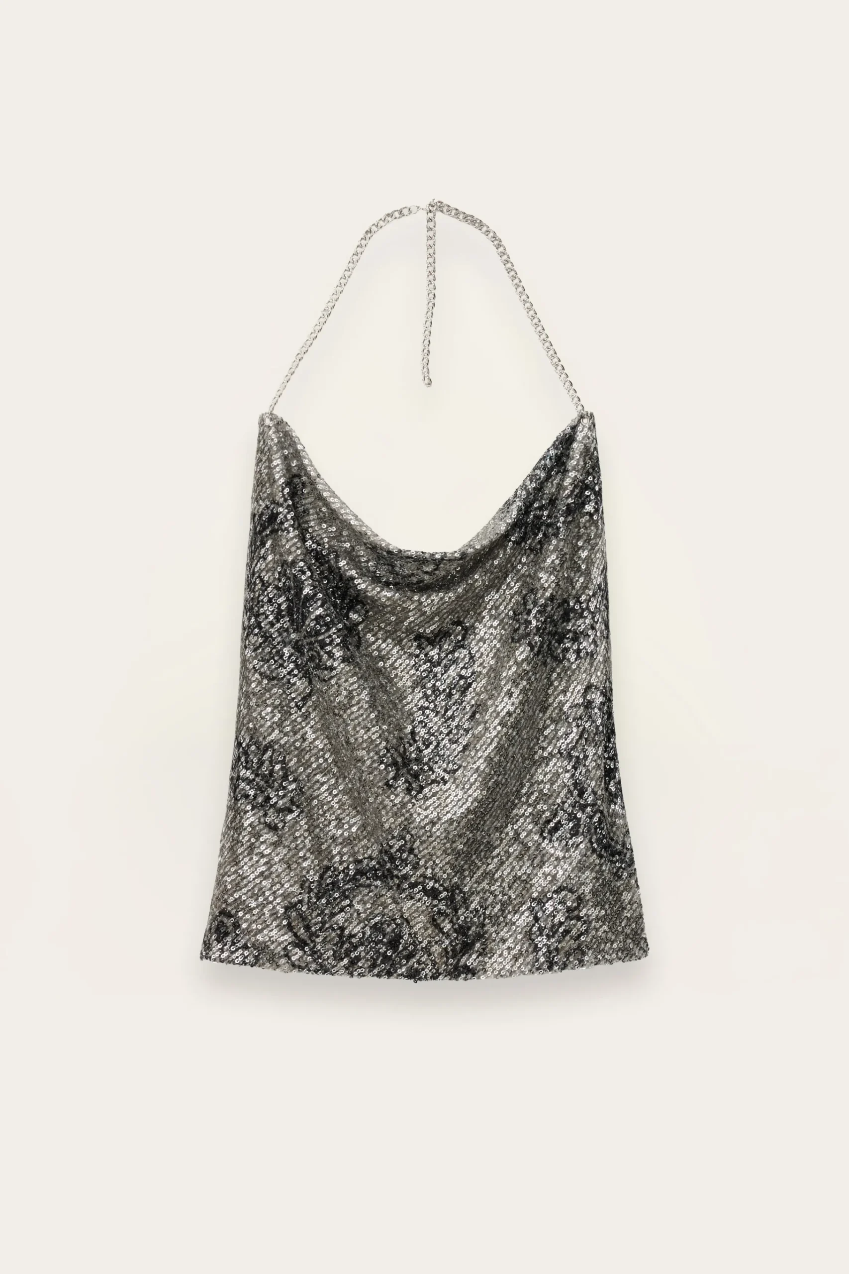 Ba&Sh SIMONA top bénitier paillettes NOIR Sale